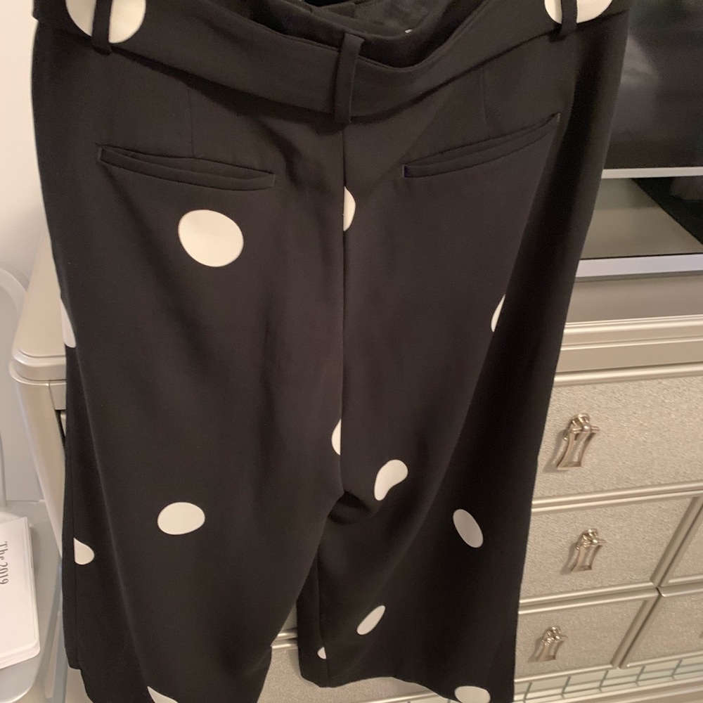 Ann Taylor Tie wide leg pants - Picture 3 of 4